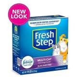 Fresh Step Multi-Cat Extra Strength Scented Litter with the Power of Febreze, Clumping Cat Litter,Gray, 14 Pounds (Package May Vary)