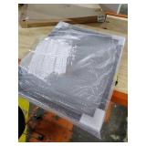 Executive Office Solutions Extra Large Changeable Letter Board - Black Felt with Solid Oak Frame, Wall Mount, Canvas Bag, Letter Clippers, Letter Box and 450 Characters 24 x 30 Vintage Grey