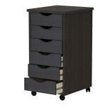 ADEPTUS 10016 6 Drawer Roll Cart, Black