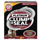 Arm & Hammer Clump & Seal Platinum Cat Litter, Multi-Cat, 40 Pound (Pack of 1)