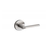 Kwikset Lisbon 91540-019 Round Hall/Closet Lever in Satin Nickel