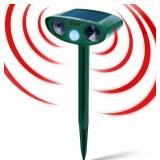 Solar Powered Notion Activated Animal Repeller