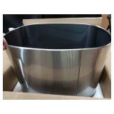 Totti 13-Gal Black Soft Closing Lid Motion Sensor Trash Can in Stainless Steel