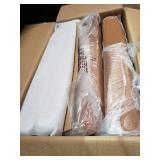 Midcentury Modern Solid Wood Vegan Leather Side Chair