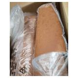 Midcentury Modern Solid Wood Vegan Leather Side Chair