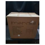 Midcentury Modern Solid Wood Vegan Leather Side Chair