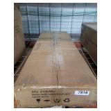 Wood Bed Bench, Upholstered Ottoman, Tufted Bench for Bedroom Entryway - 43.31"L x 14.96"W x 18.90"H- Retail:$172.99