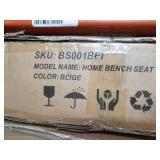 Wood Bed Bench, Upholstered Ottoman, Tufted Bench for Bedroom Entryway - 43.31"L x 14.96"W x 18.90"H- Retail:$172.99