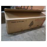 7-ft Spruce Pre-Lit or Unlit Artificial Christmas Tree with Glitter Branches, Red Berries & Pinecones by Christopher Knight Home- Retail:$249.99