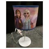Idea Nuova Frozen 2 Stick Table Kids Lamp with Pull Chain Themed Printed Decor