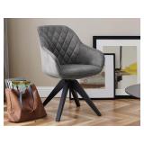 Art-Leon Classical Swivel Office Accent Arm Chair with Wood Legs- Retail:$183.49