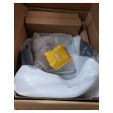 Vogue Furniture Direct Contemporary Blue Fabric Barstool with Chromed Legs