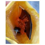 Vogue Furniture Direct Contemporary Blue Fabric Barstool with Chromed Legs