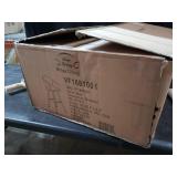 Vogue Furniture Direct Contemporary Blue Fabric Barstool with Chromed Legs