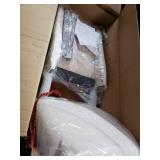 Modway Baron Upholstered Dining Side Chair, Cream