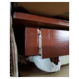 Handmade Mohena Wood Leather Fern Garland Coffee Table (Peru)- Retail:$419.99