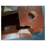 Handmade Mohena Wood Leather Fern Garland Coffee Table (Peru)- Retail:$419.99