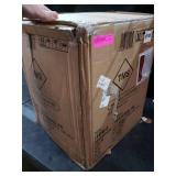 Angelo Home 24 Inch Linden Stool, White And Gold, Set Of 2