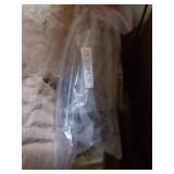 Linon Monte Carlo Stationary Bar Stool, Dark Red Vinyl- Retail:$109.99