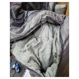 HiHiker Single Person Sleeping Bag With Pillow, Gray