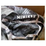 HiHiker Single Person Sleeping Bag With Pillow, Gray