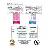 Soft Heat 233 TC Dobby Stripe Electric Warming Mattress Pad