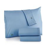 Lacoste Solid Cotton Percale King Sheet Set Bedding