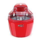 Americana - 1.5qt Electric Ice Cream Maker with Quick Freeze Bowl - Red