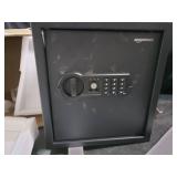 Amazon Basics ?36SAM - Steel Home Security Safe with Programmable Keypad Black