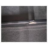 30x15 Inch Fold Out Storage Ottoman, Black