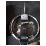 Anolon 12" Covered Deep Skillet with Helper Handle