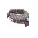 MyBreastFriend Breast Feeding Pillow, Gray And Yellow