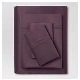 Threshold Performance 400 Thread Count Sheet Set Dark Purple - (Full)