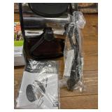 Bio Green USA Inc Palma 8 in. W x 12.5 in. D x 11 in. H Greenhouse Heater with Digital Thermostat, 120 sq. ft. Shed Accessories, Blacks- Retail $152.79