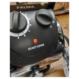 Bio Green USA Inc Palma 8 in. W x 12.5 in. D x 11 in. H Greenhouse Heater with Digital Thermostat, 120 sq. ft. Shed Accessories, Blacks- Retail $152.79