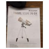 Celestron - Travel Scope 70mm Refractor Telescope - Gray/Black- Retail $125.99