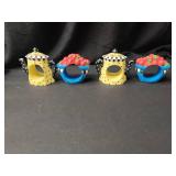 Napkin Holders (teapot & apple)