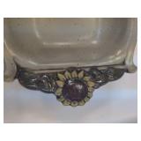 Ceramic Sunflower Tray