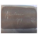 Ceramic Sunflower Tray