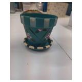 Hand Painted Flower Pot