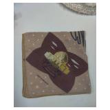 Antique Hat, Bonnet, Purse in Round Box with Lid