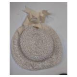 Antique Hat, Bonnet, Purse in Round Box with Lid