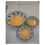 Decorative Bowls (3 ea)