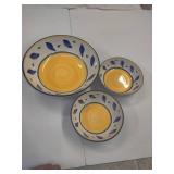 Decorative Bowls (3 ea)