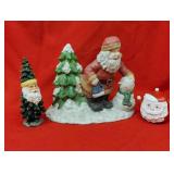 Adorable Santa figures