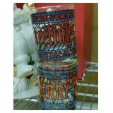 Lennox Santa teapot and glasses