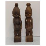 Wooden Statues (2 ea)