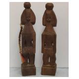 Wooden Statues (2 ea)