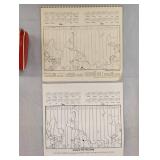 TWA Calendars and Small Zipper bag