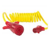 Hopkins 47043 Endurance Flex-Coil Nite-Glow 7 Blade to 4 Round Adapter Kit Red & Yellow, 15 Inch